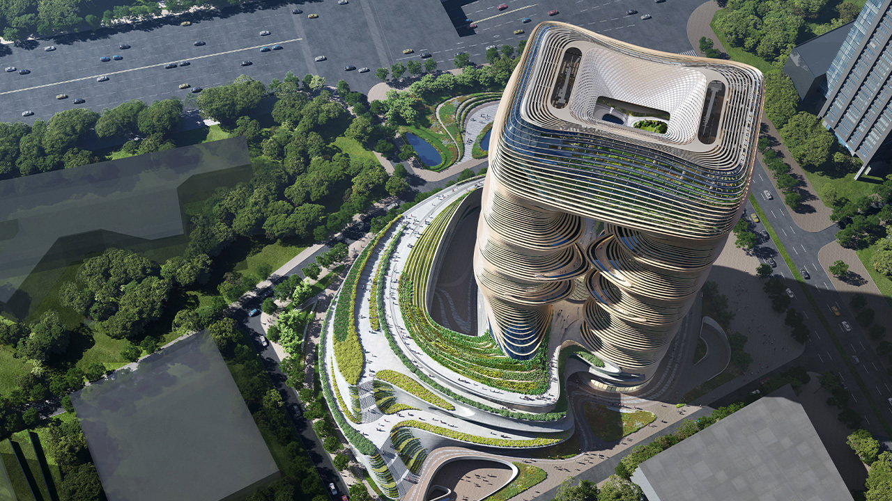 06 ZHA Yidan Center Render by Atchain