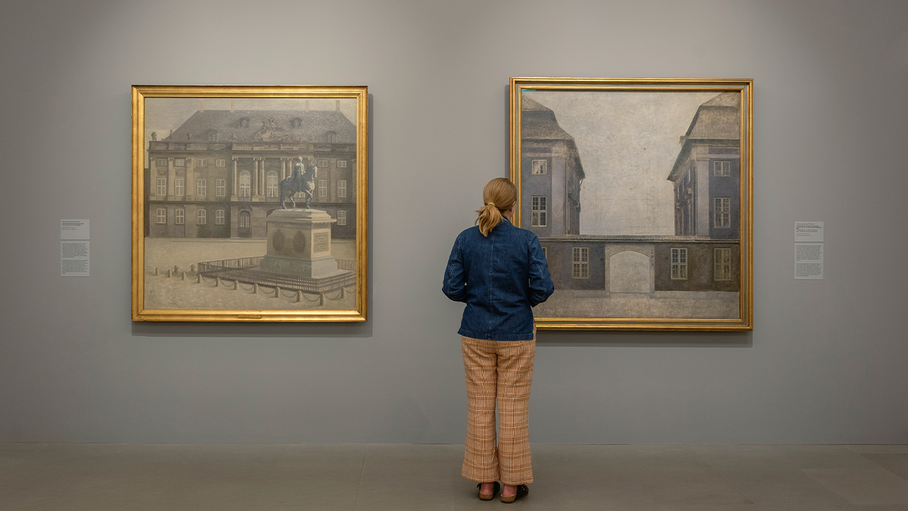 Ausstellungsansicht Hammershoi 3