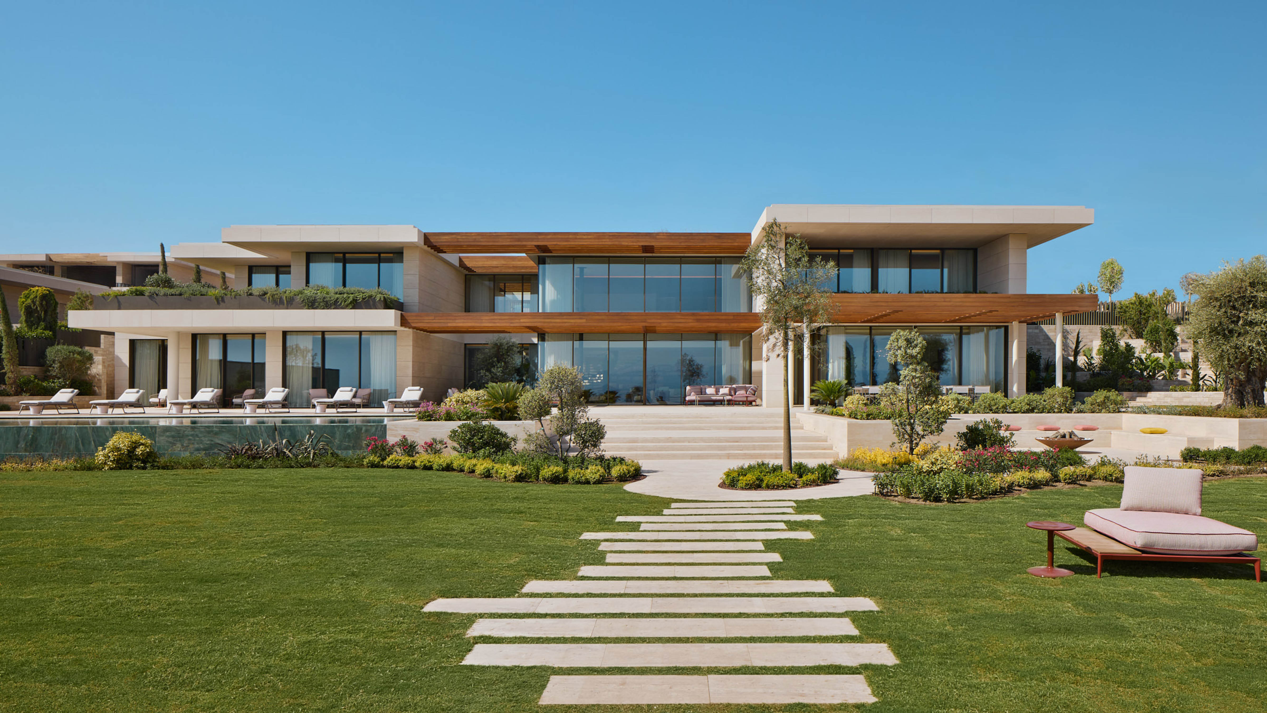 BHR Bodrum Mansion Garden Facade