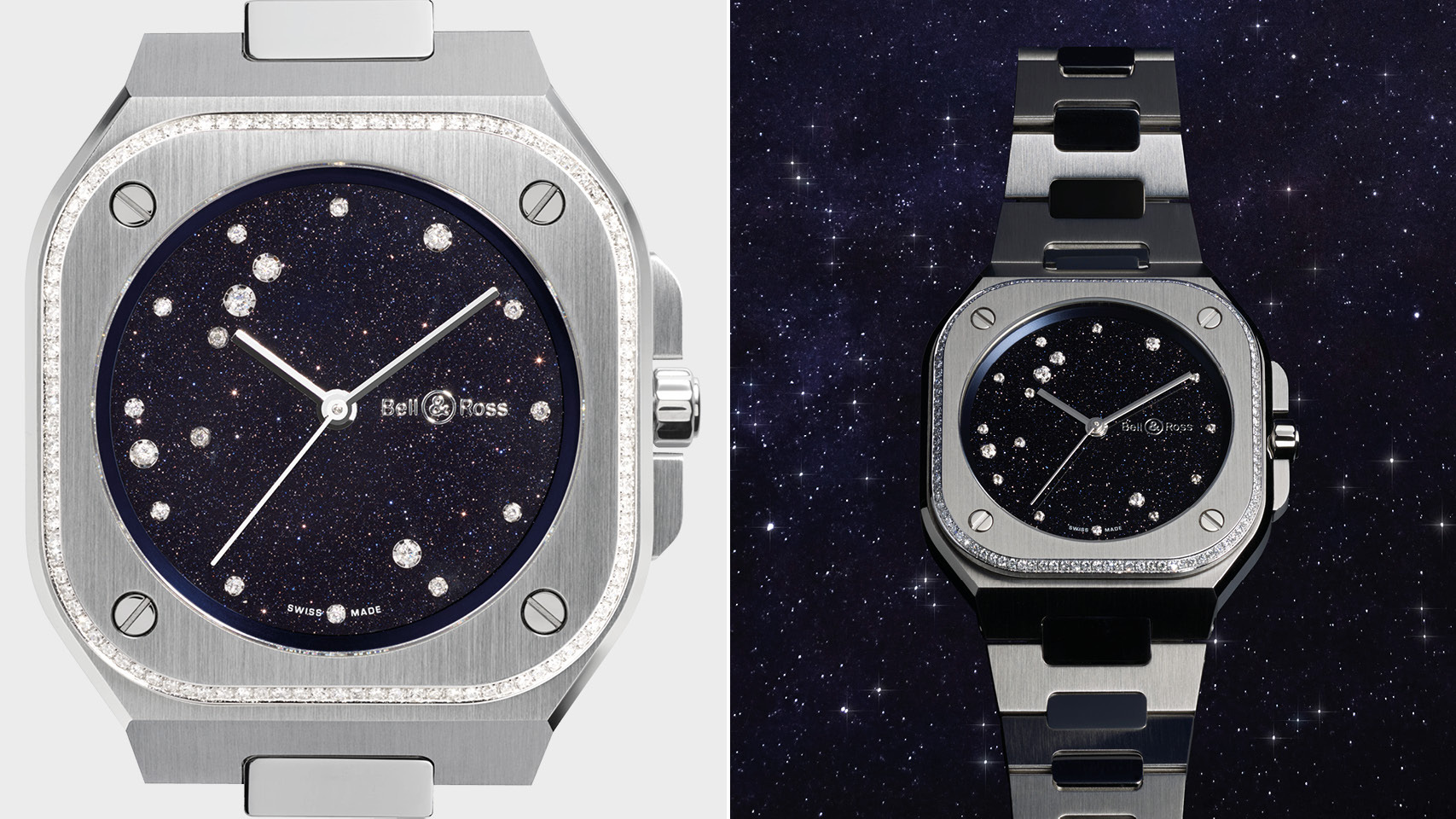 Bell Ross BR 05 36 MM BLUE DIAMOND EAGLE DIAMOND