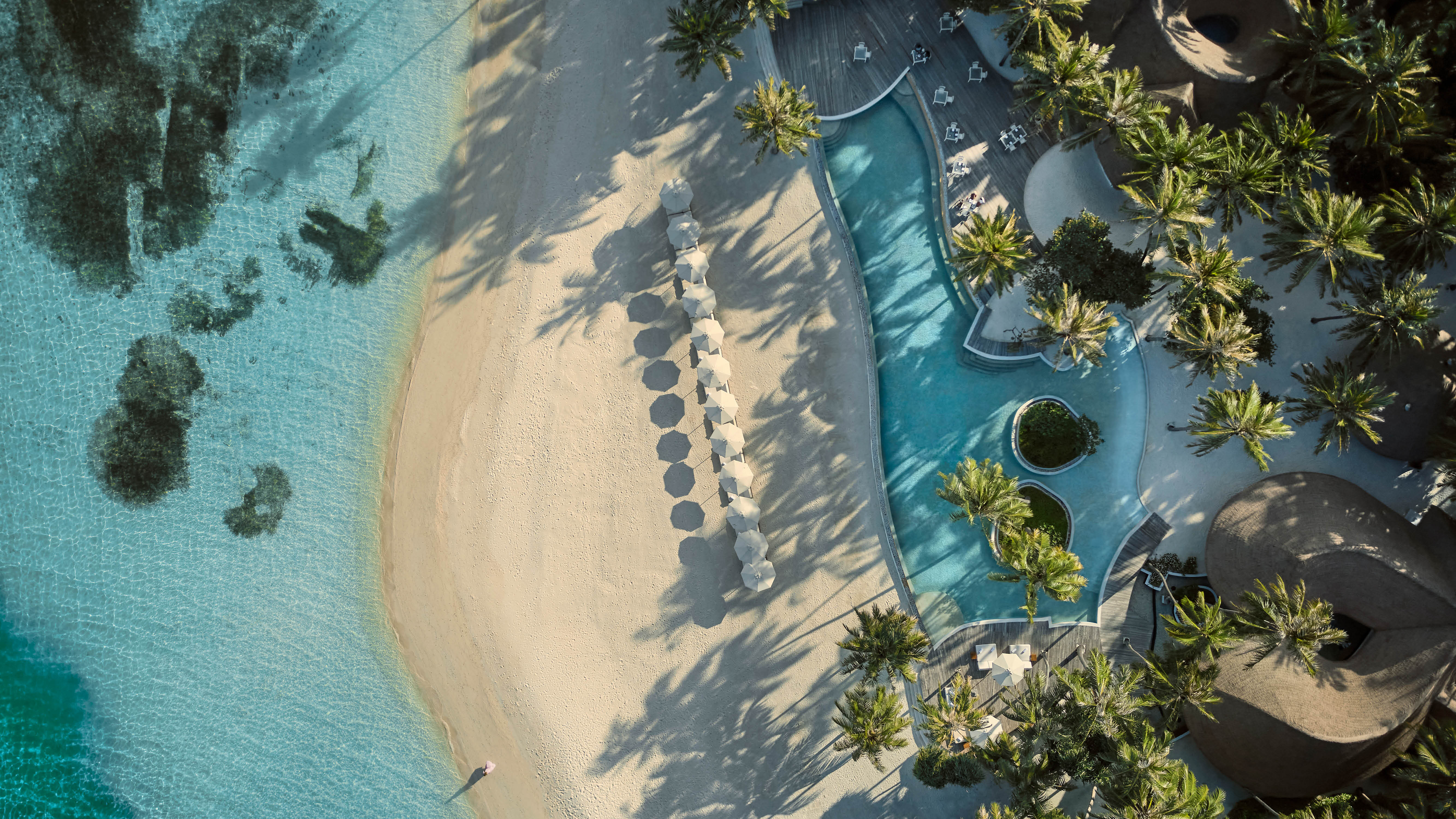 COMO Maalifushi Aerial Beach and Pool