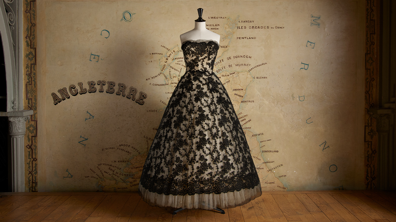 Christian Dior Carmen evening gown Laziz Hamani