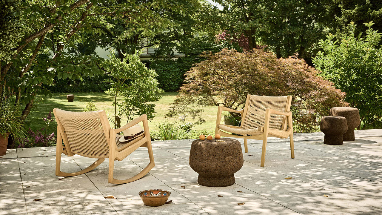 Classi Con outdoor euvira rocking lounge chair corker series photo frinzel