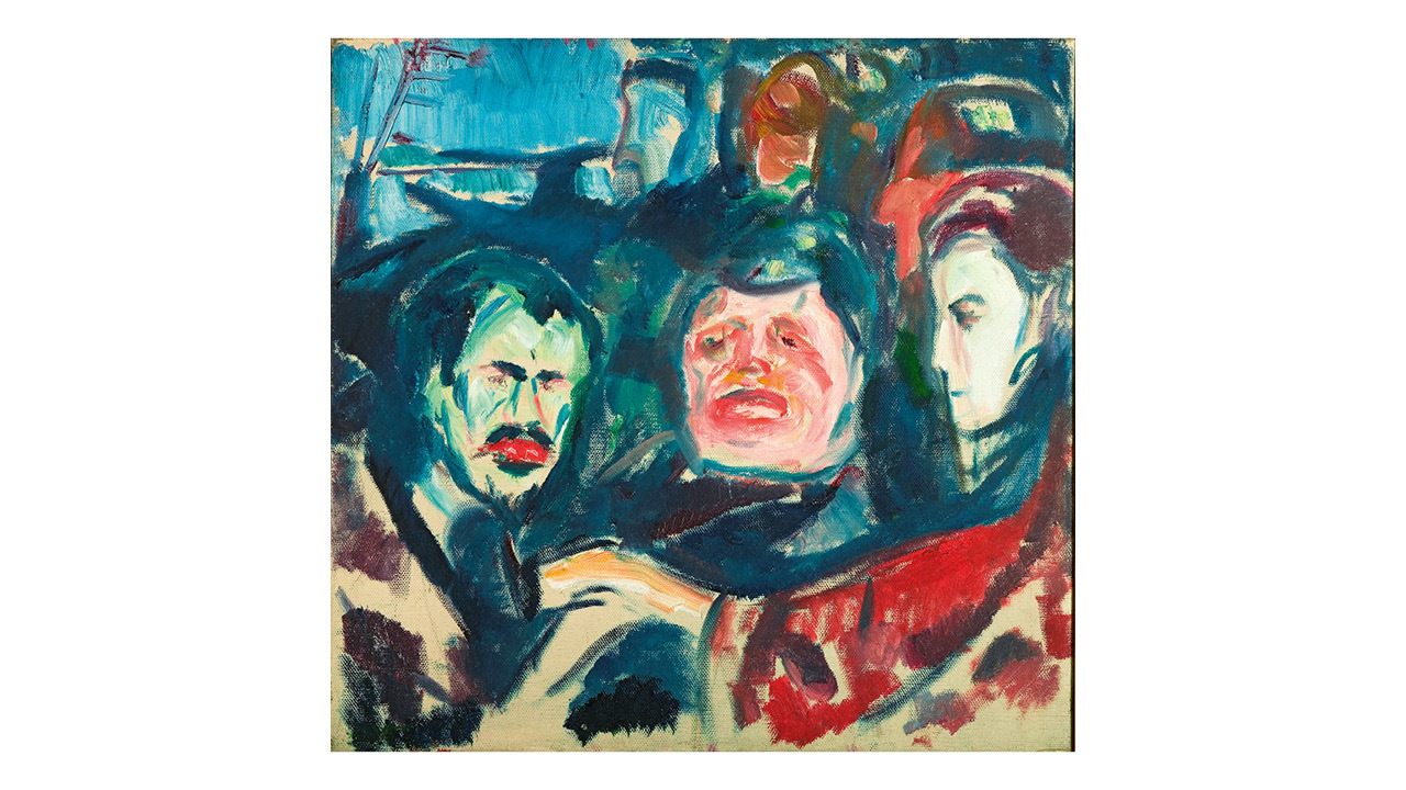 Edvard Munch Drei Maenner