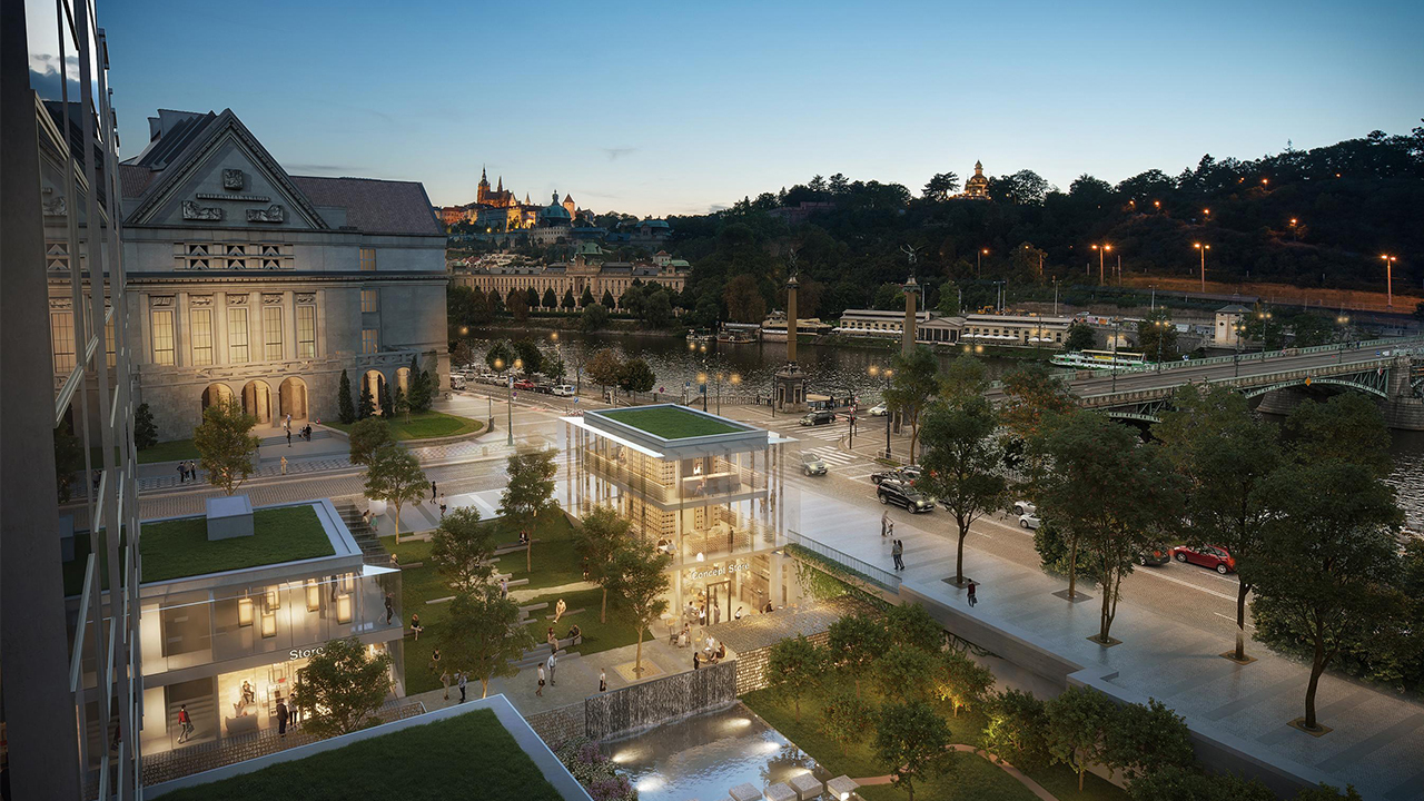 Fairmont Golden Prague View of Prague Cr Ta K Architects