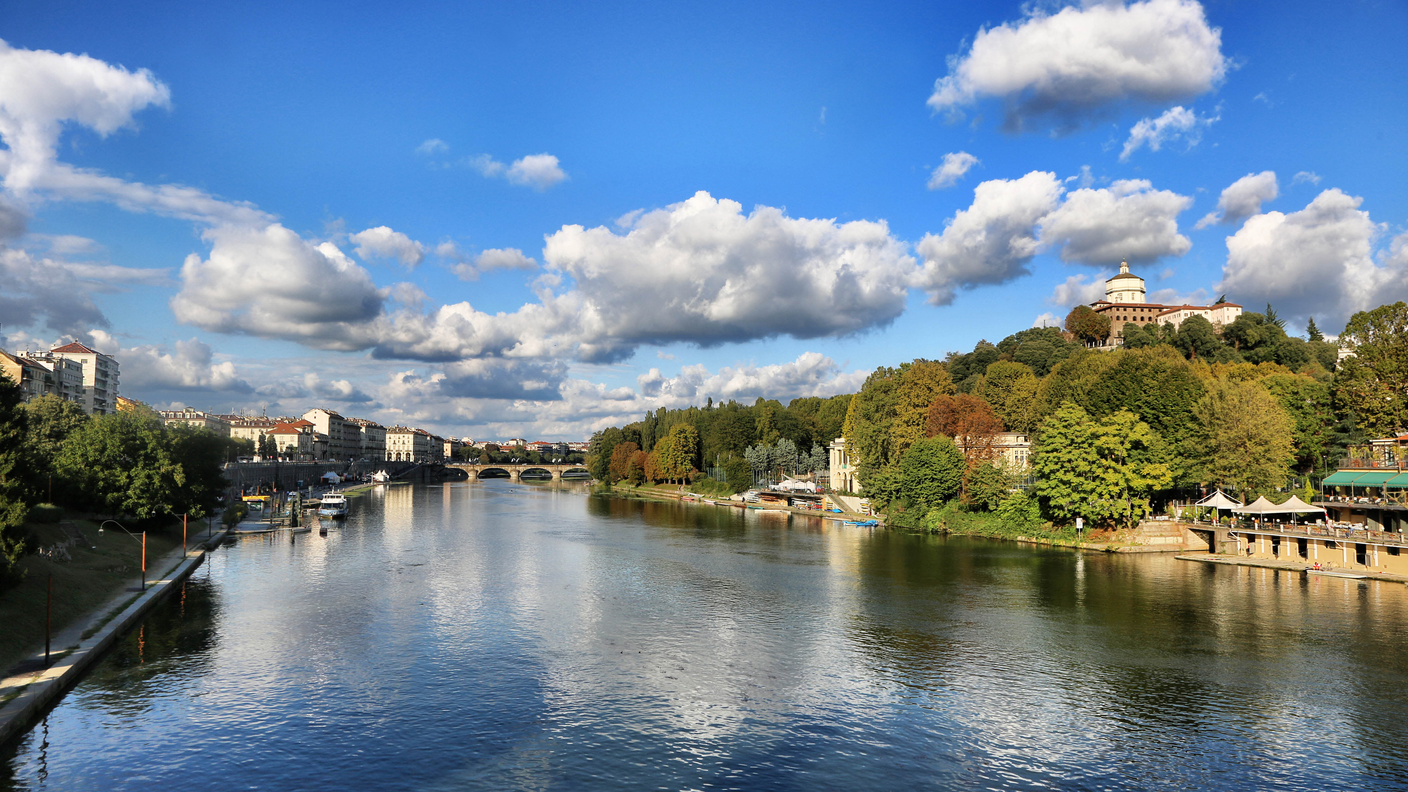 Der Fluss Po in Turin