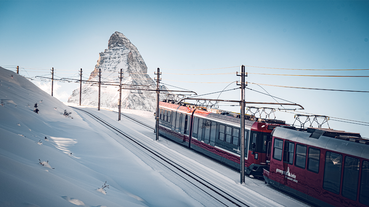 Gornergrat Bahn in Zermatt Cr Schweiz Tourismus
