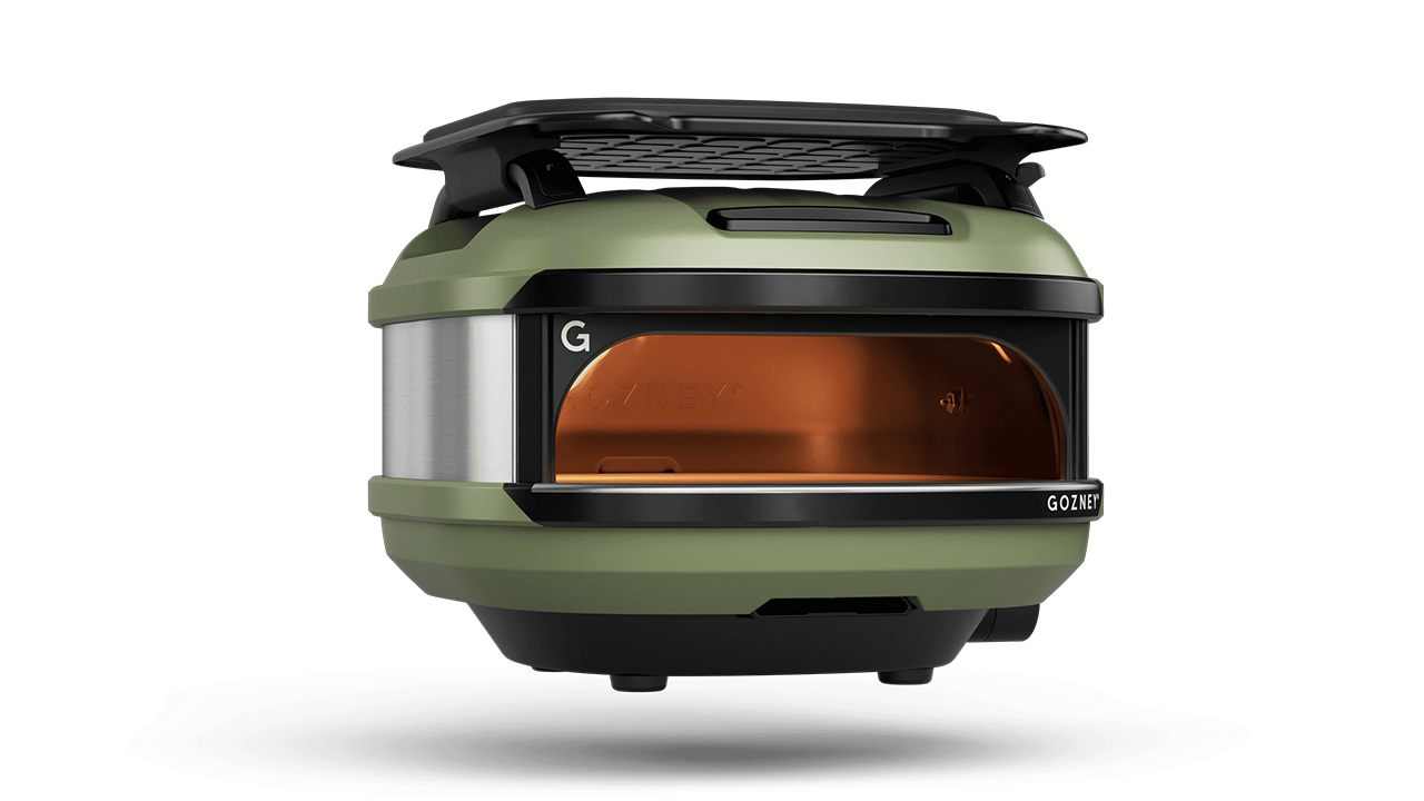 Gozney Tread 3 4 Left RR Olive Floating Flame Large