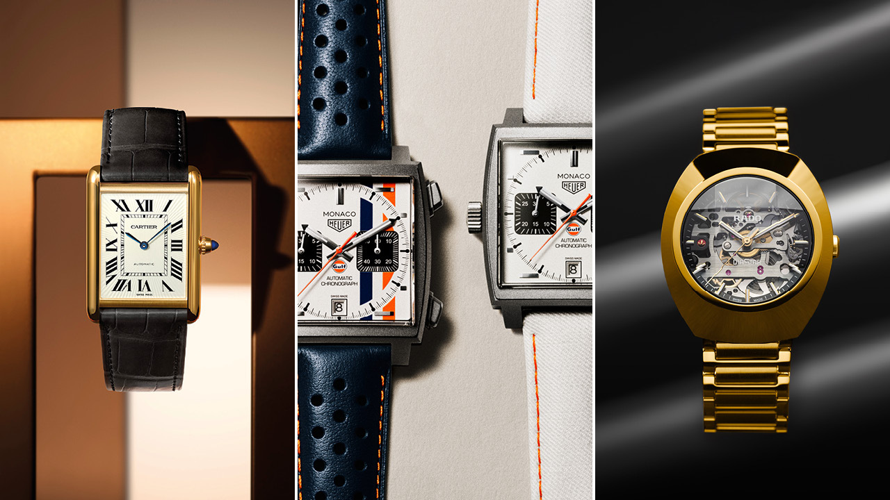 Header Cartier Hamilton Rolex