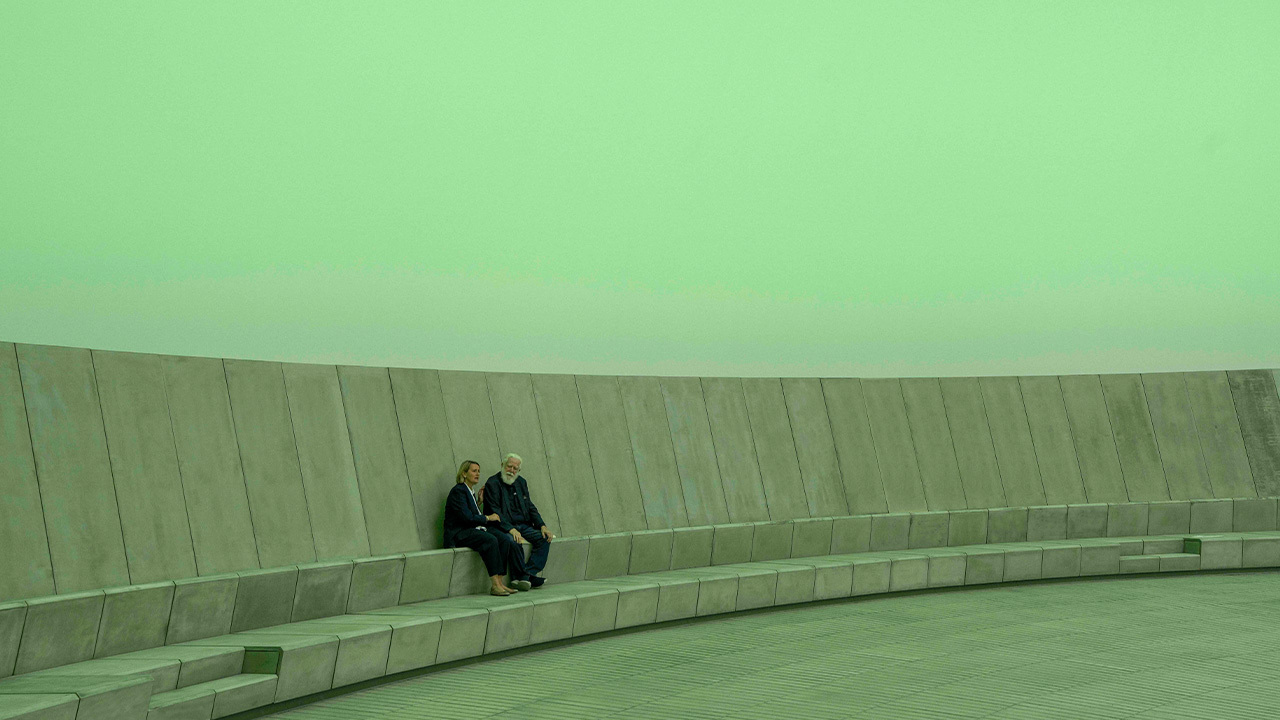 James Turrell As Seen Below The Dome a Skyspace by James Turrell Foto Mads Smidstrup A Ro S 2025 Taget i forbindelse med James Turrells besog i As Seen Below i juni 2025 1