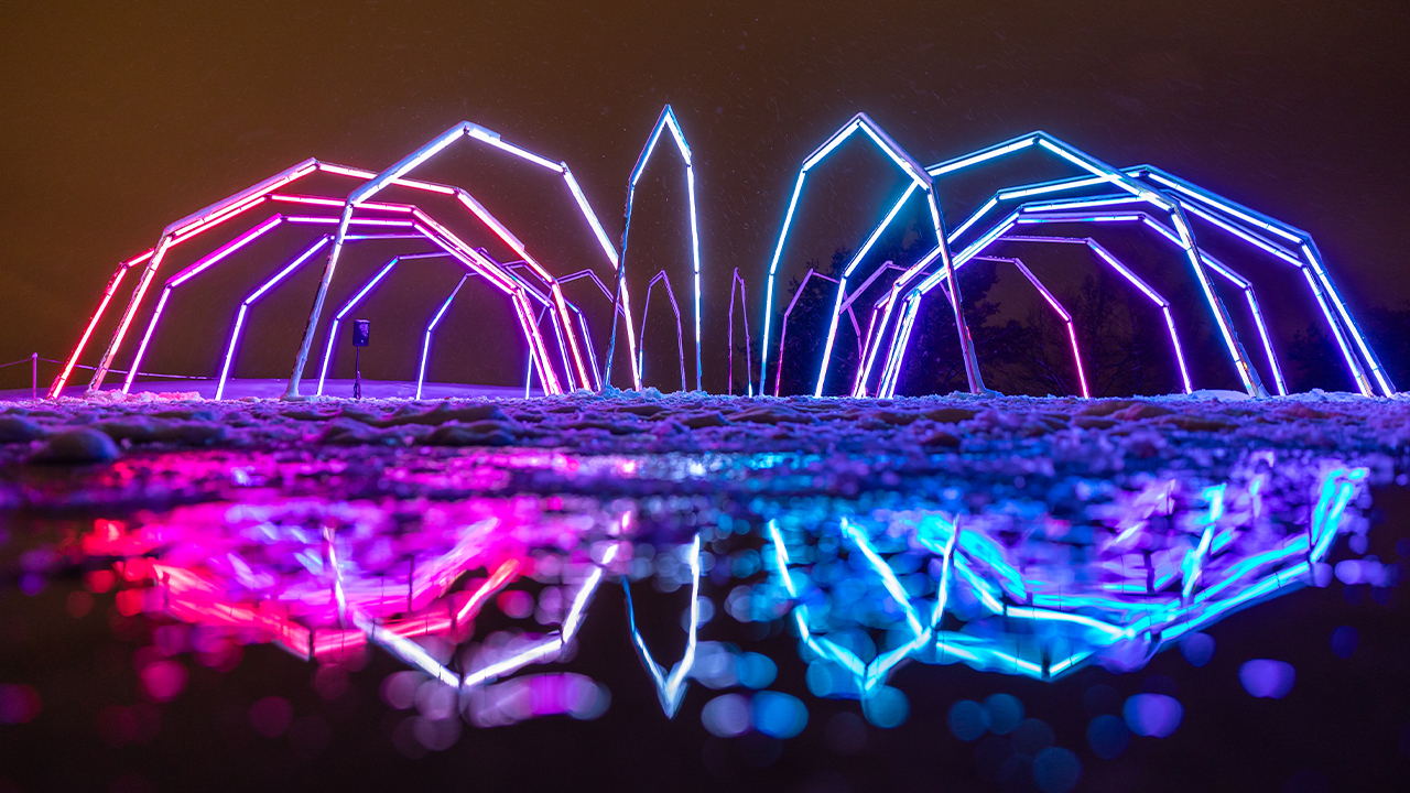 Lichtinstallationen Zauberpark Cr Flughafen Zuerich AG 2