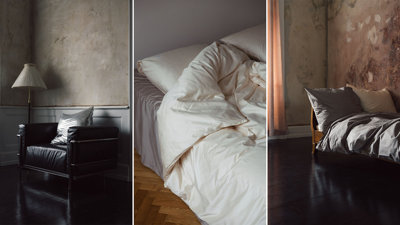 Magniberg 2025 Location Shoot Home Campaign Pure duvet Mud Mother flat sheet Pearl Photography by Moon Rahmen