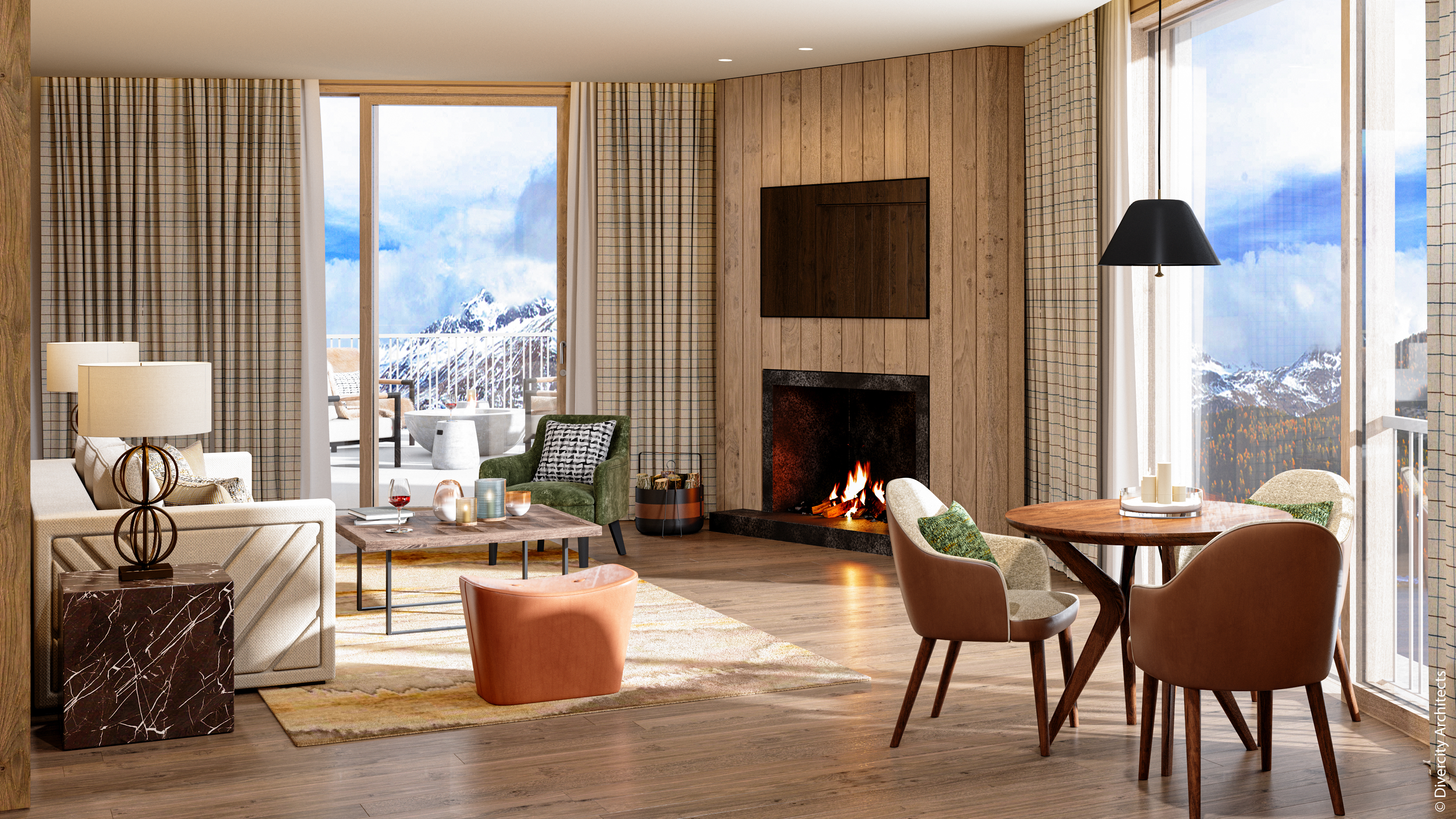 22 GRACE LA MARGNA ST MORITZ Suite 02 Rendering