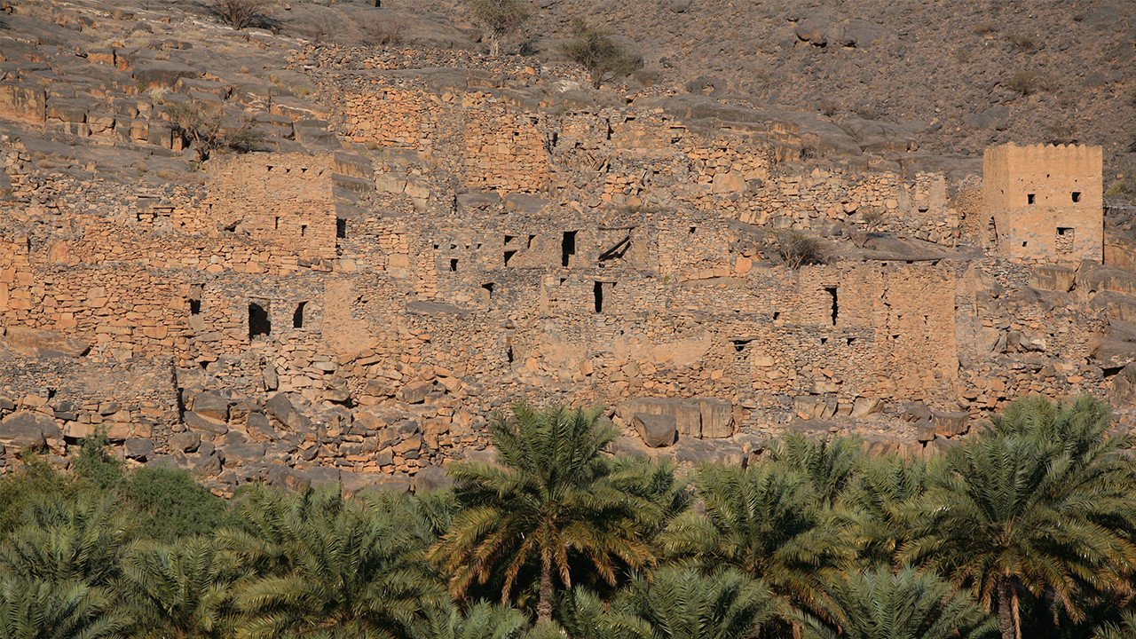 Oman 3 Verfallened Dorf in Jebel Schams Cr Ministry of Heritage and Tourism Sultanate of Oman