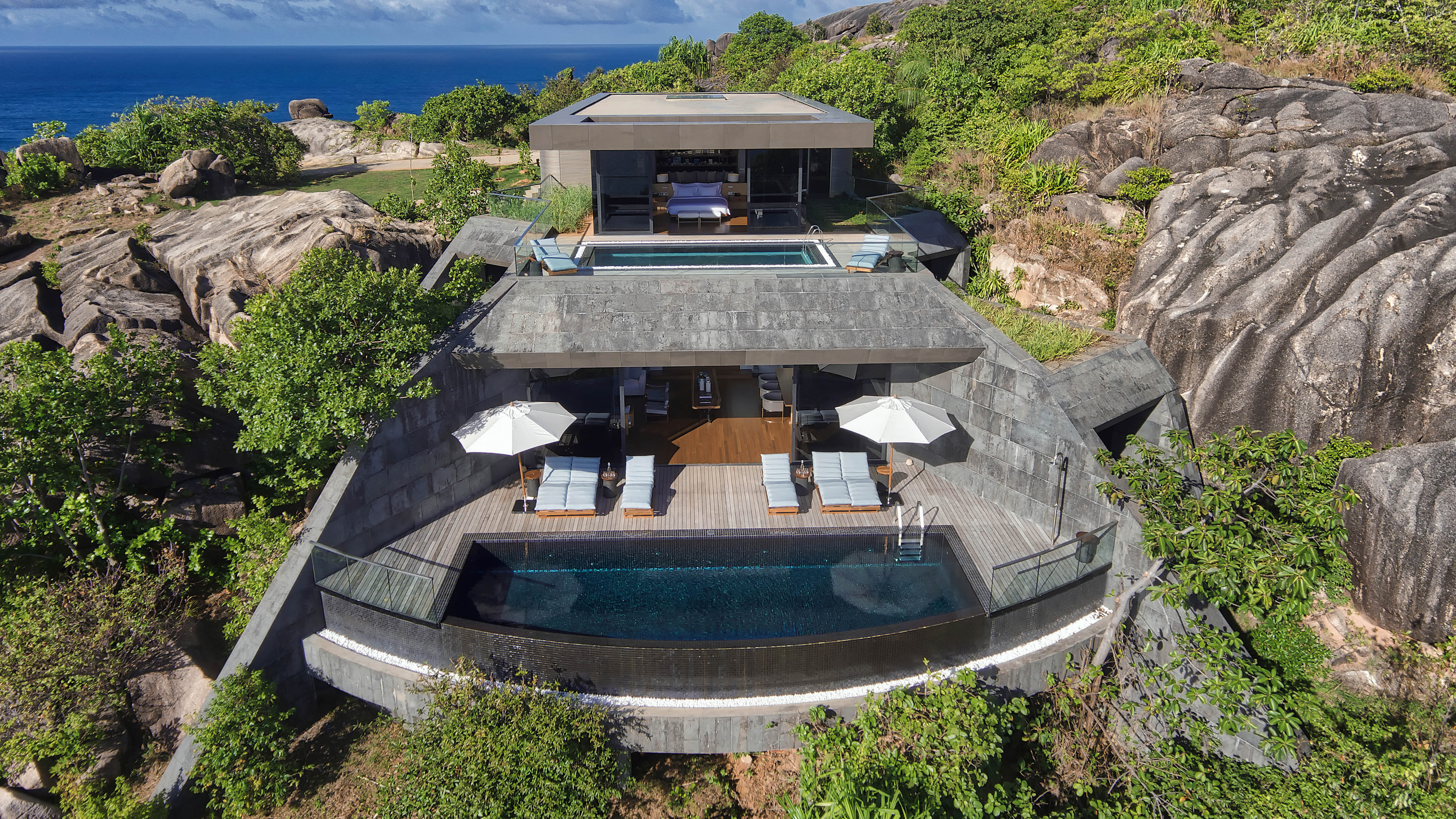 Seascape Three Bedroom Residence aerial