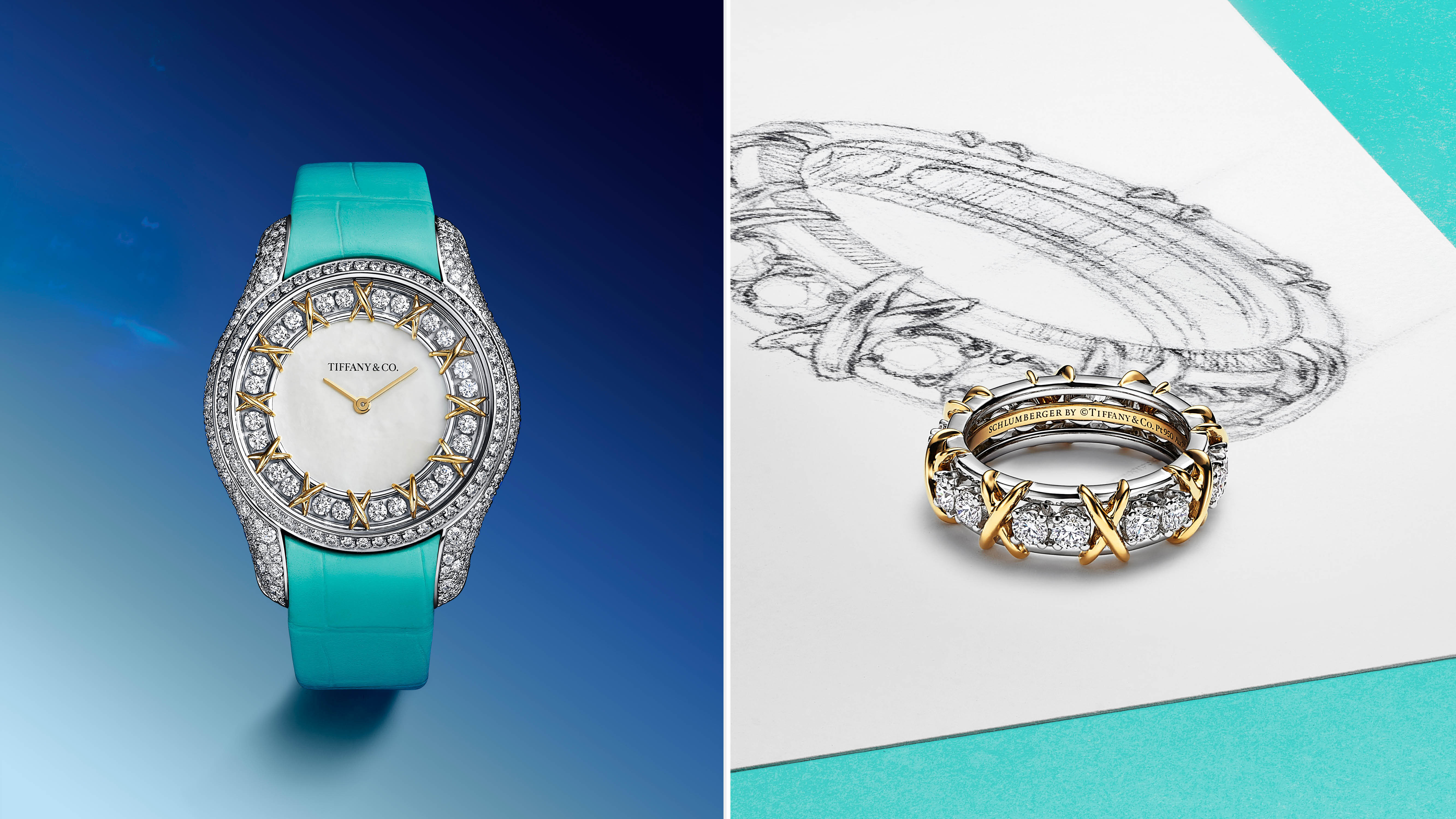 Sixteen Stones Mother of Pearl by Tiffany