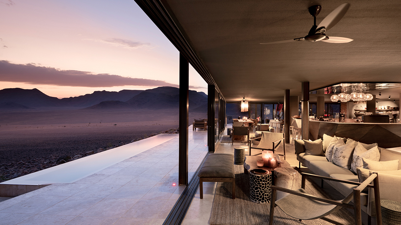 Sossusvlei Desert Lodge general guest sitting area