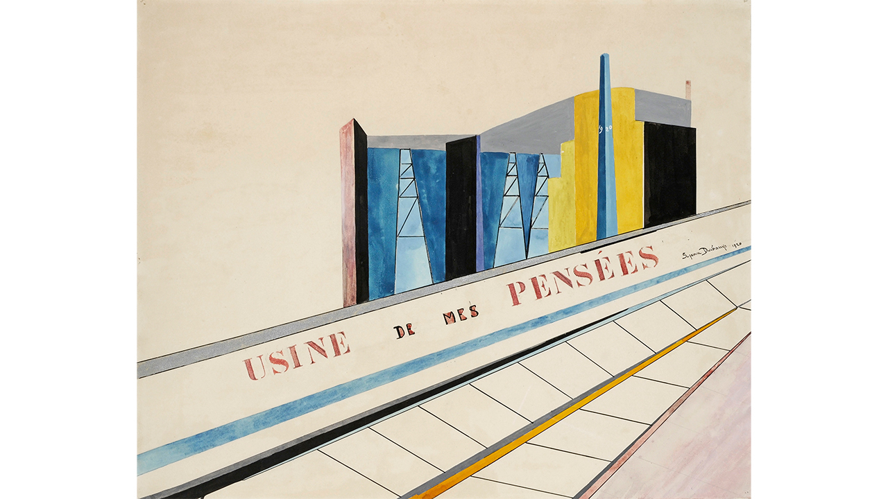 Suzanne Duchamp Usine de mes pensees 1920 Cr Suzanne Duchamp 2025 Pro Litteris Zurich