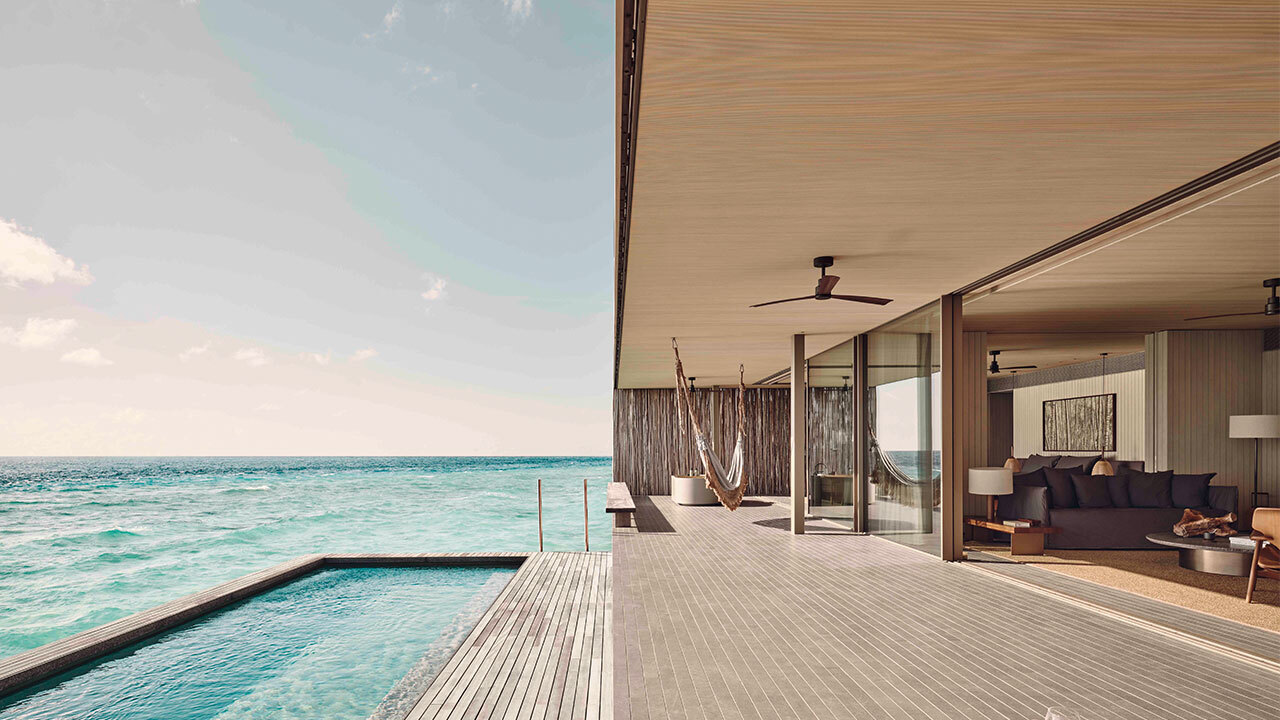 Travel News PATINA MALDIVES VILLA TWO B SUNSET WATER POOL EXTERIOR