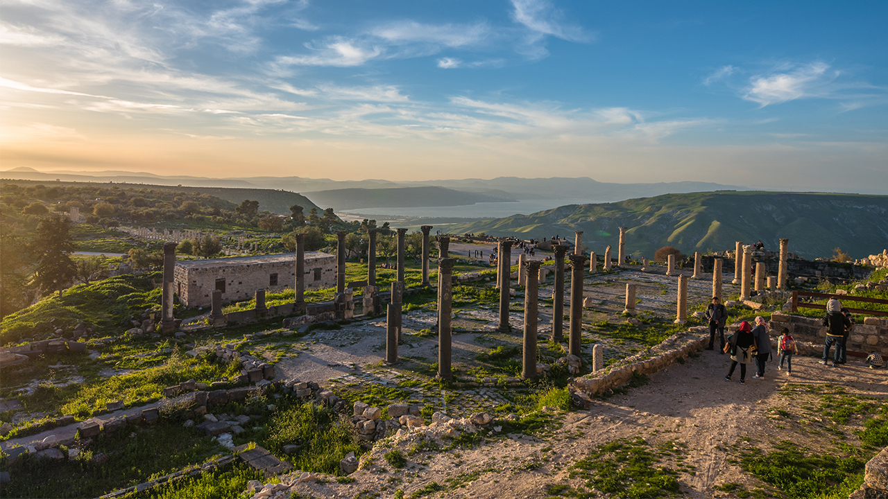 Umm Qais Ruinen einer alten Kirche Cr Jordan Tourism Board