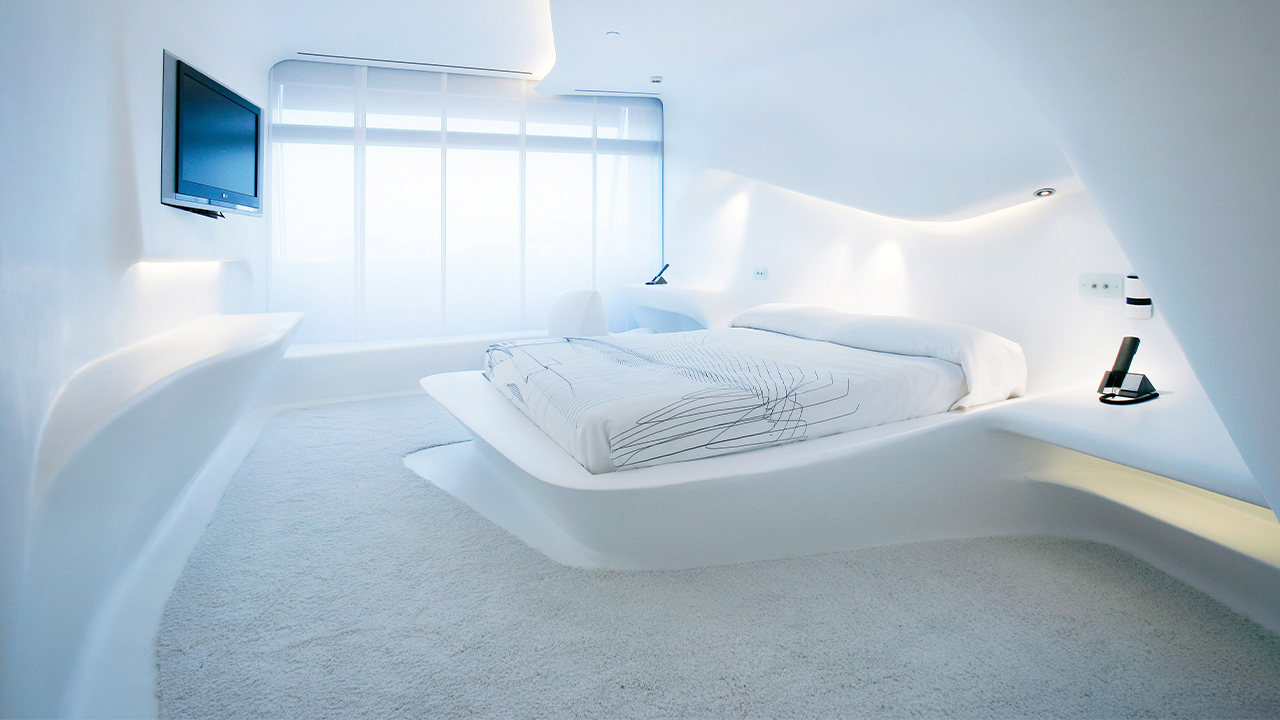 ZAHA HADID WHITE ROOM