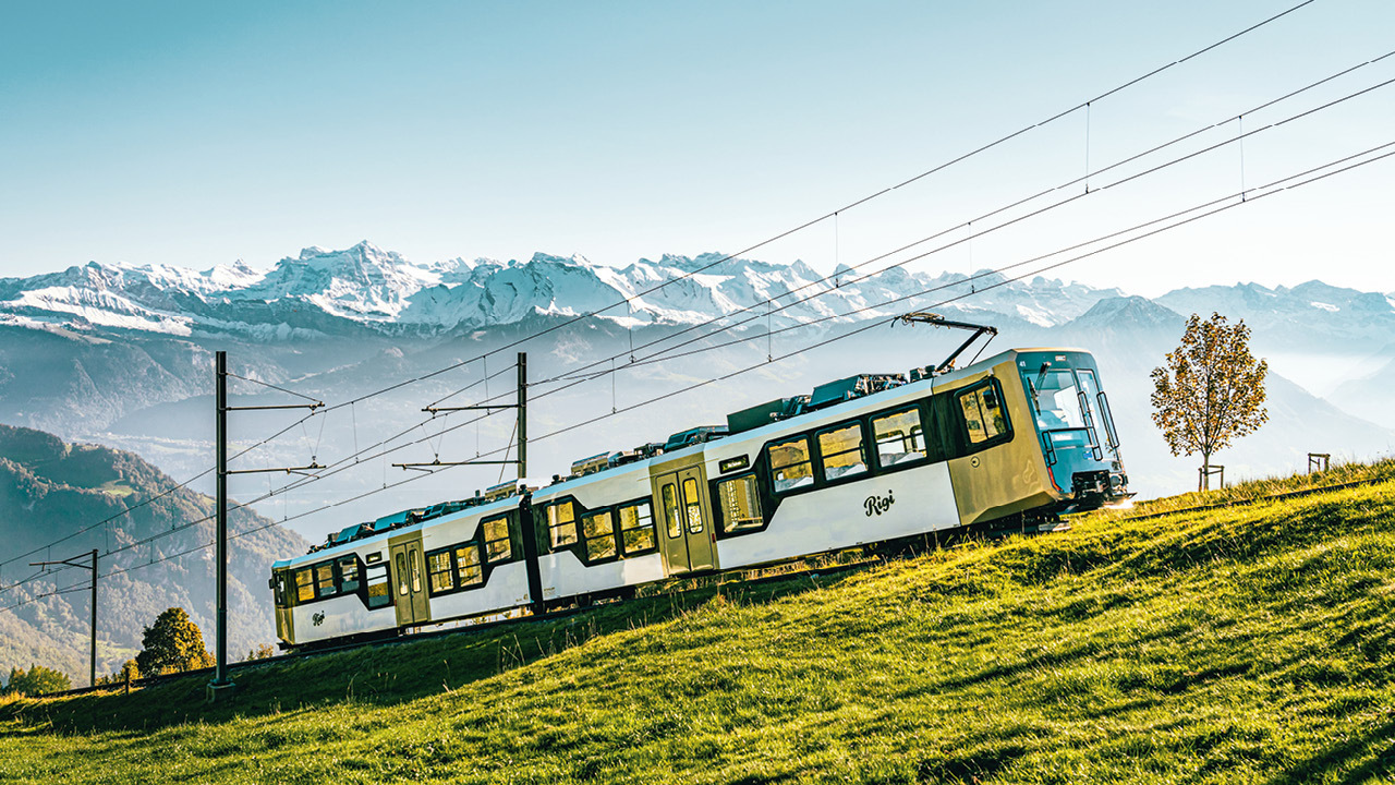 Zahnradbahn auf den Rigi Cr Schweiz Tourismus