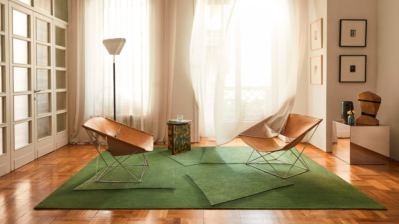 Cc tapis Ombra by Muller Van Severen Creative Direction Motel 409 Photo by Carlotta Manaigo Set design by Sonia Pravato Costanza Manzoni Location Damir Domas Private House 01