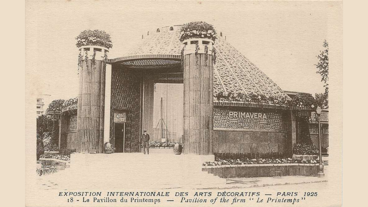 Paris fr 75 expo 1925 arts decoratifs pavillon du printemps 089700